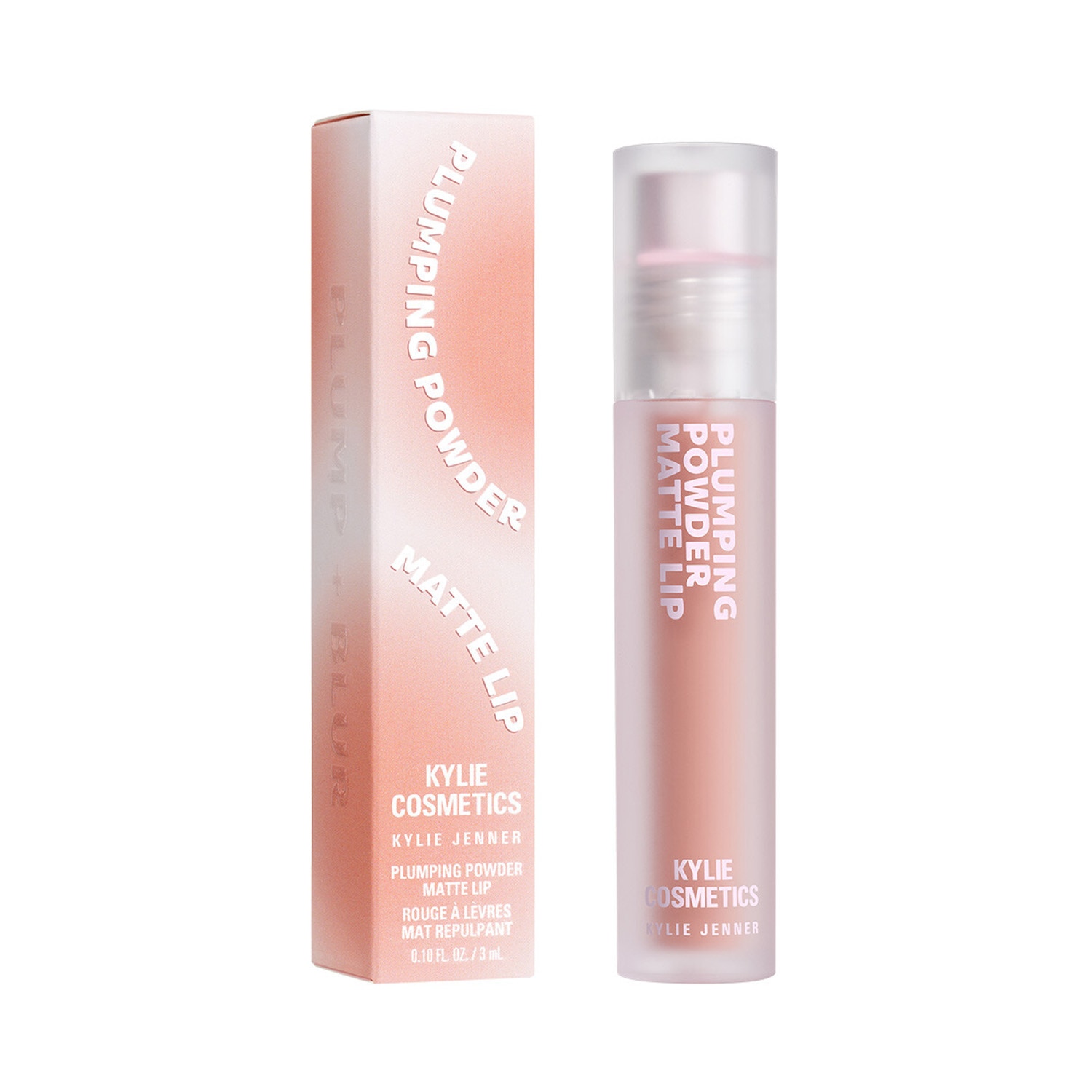 KYLIE PLUMPING POWDER MATTE LIP (LABIAL MATTE EFECTO VOLUMINIZADOR)